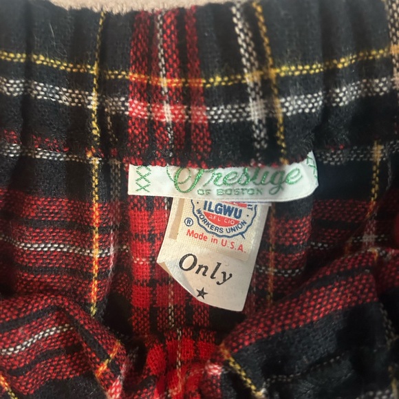 Vintage 80’s Prestige of Boston Plaid Wool Skirt 12 - Picture 4 of 6